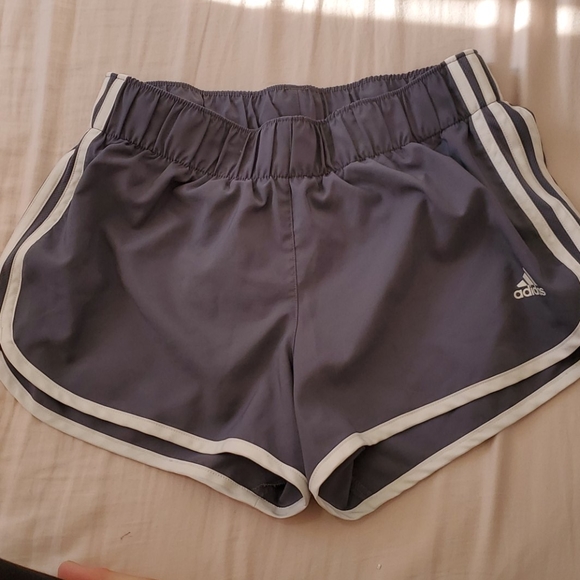 Adidas Gray Energy Running Shorts - Picture 2 of 5